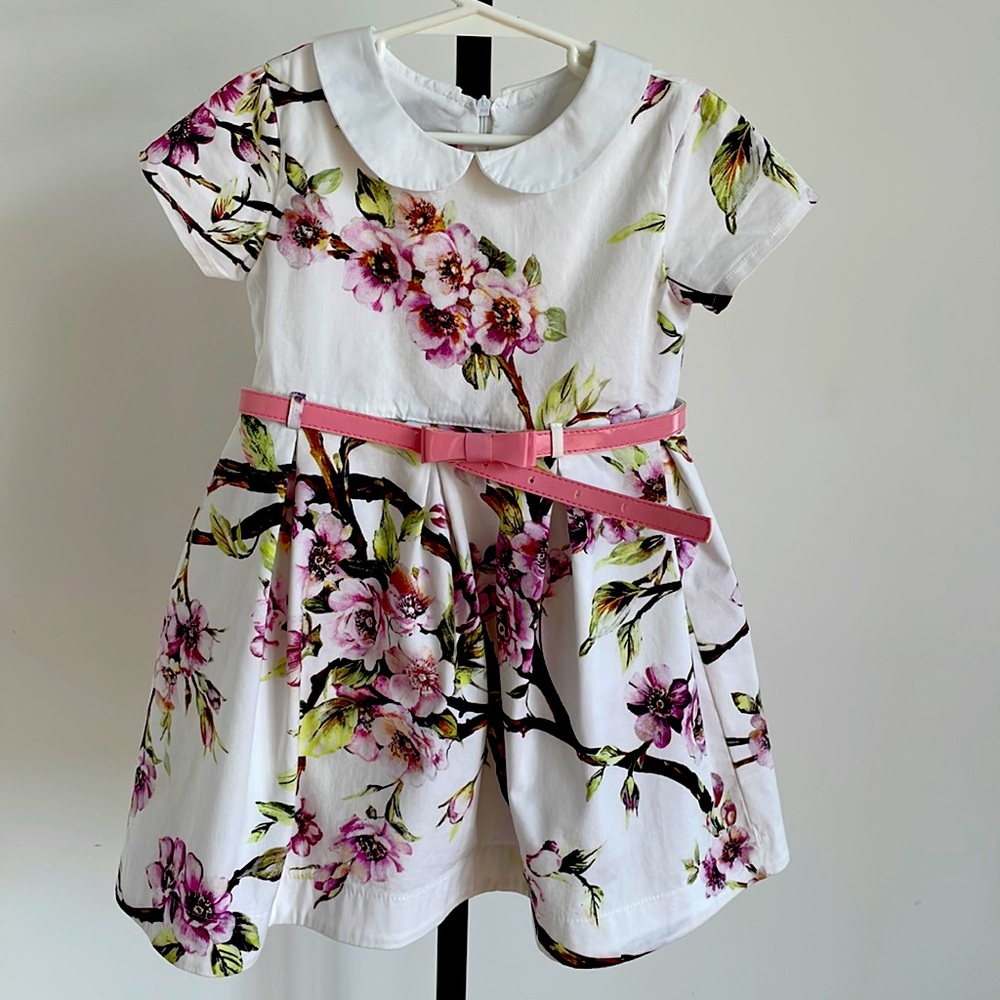 Floral Cotton Dress, 3